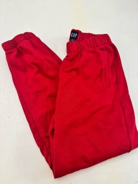 GAP women’s Red Fleece Jogger Bottoms